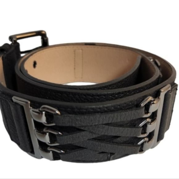 Calvin Klein Other - CALVIN KLEIN M THICK BLACK GOTH STYLE BELT